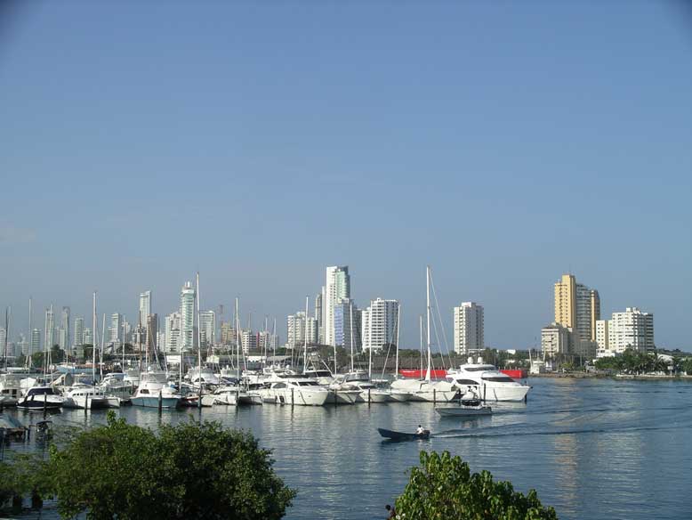 la zona moderna de cartagena